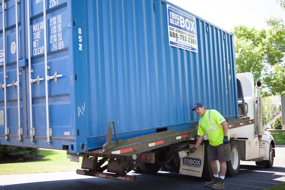 Moving Storage Containers for Rent Chicago - Big Blue Boxes